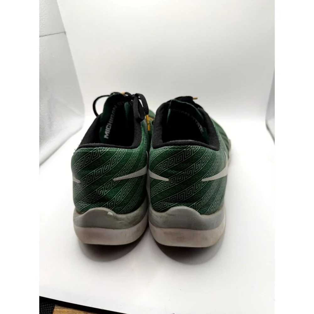 Nike Free Trainer 5.0 V6 AMP Michigan State 723939-317‎ Mens 13 Sneaker Green